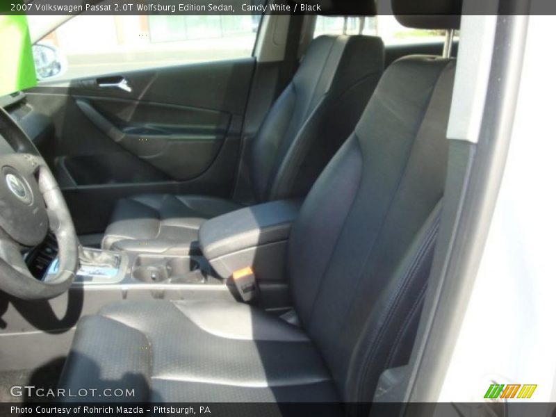Candy White / Black 2007 Volkswagen Passat 2.0T Wolfsburg Edition Sedan