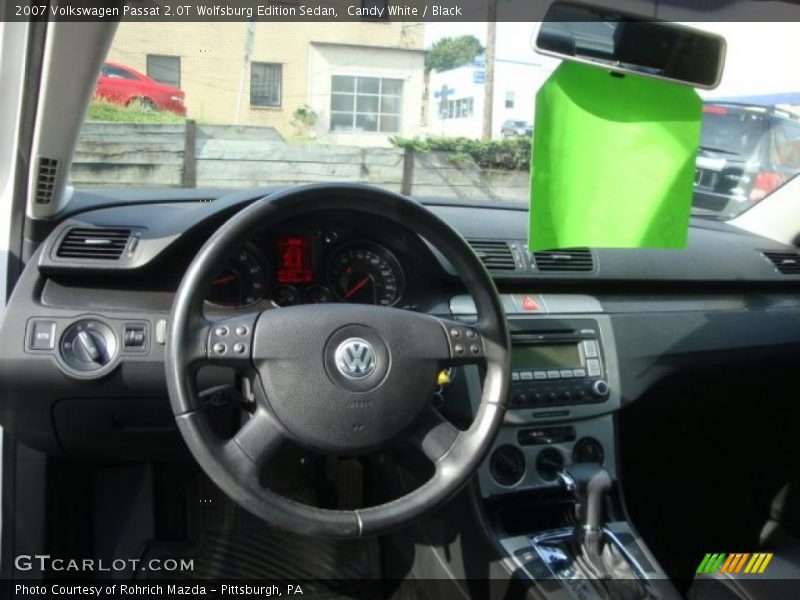 Candy White / Black 2007 Volkswagen Passat 2.0T Wolfsburg Edition Sedan