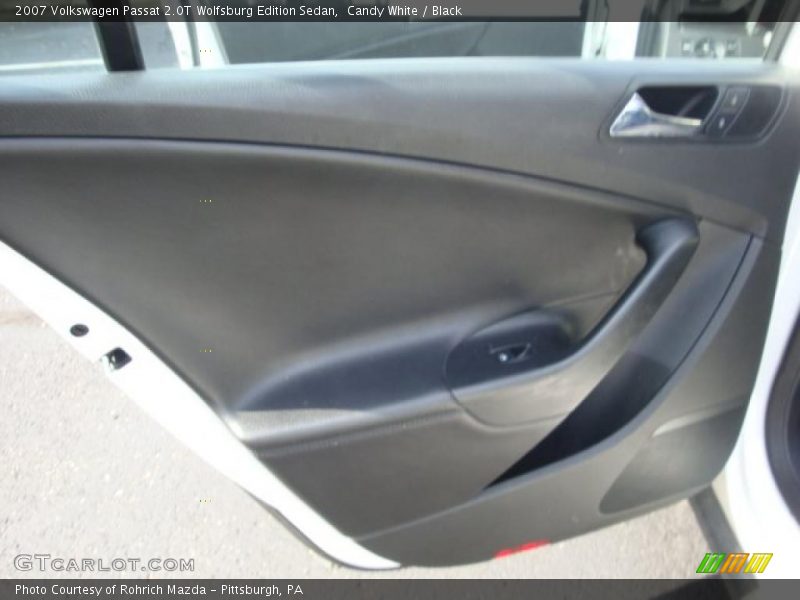 Candy White / Black 2007 Volkswagen Passat 2.0T Wolfsburg Edition Sedan