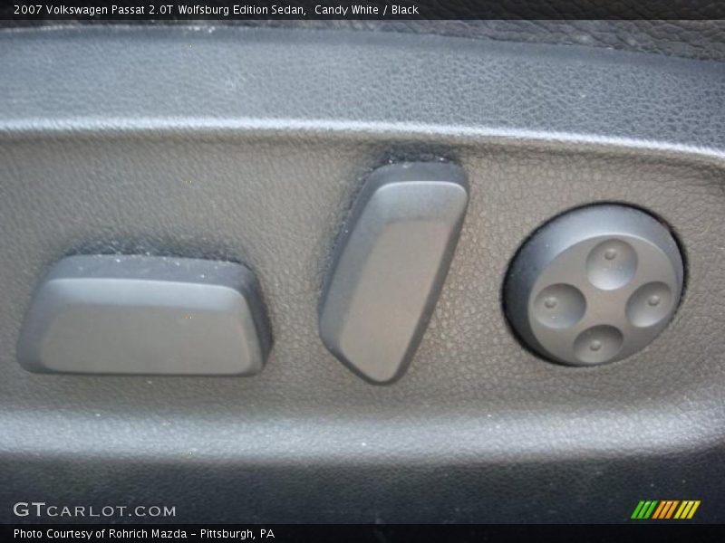 Candy White / Black 2007 Volkswagen Passat 2.0T Wolfsburg Edition Sedan