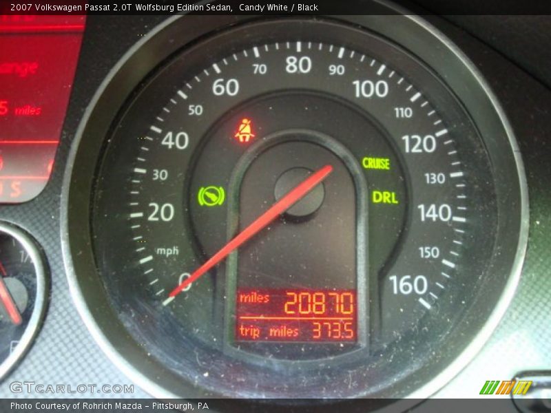 Candy White / Black 2007 Volkswagen Passat 2.0T Wolfsburg Edition Sedan
