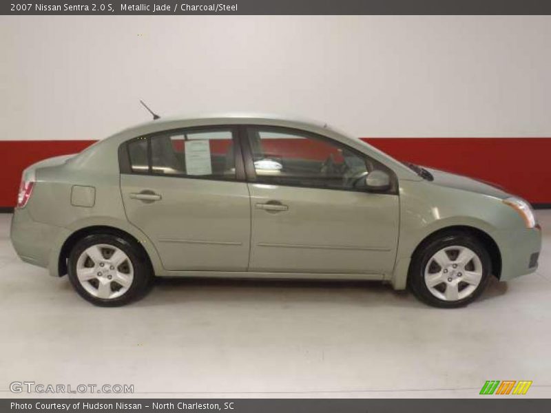 Metallic Jade / Charcoal/Steel 2007 Nissan Sentra 2.0 S