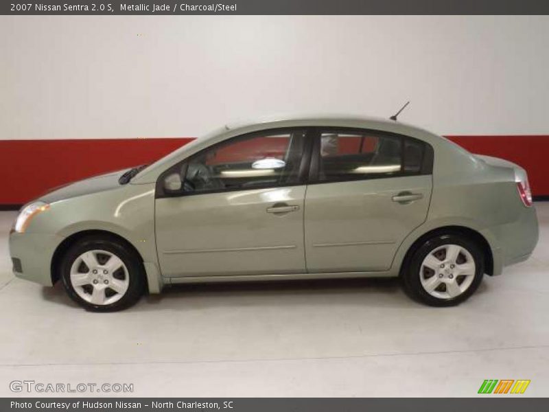 Metallic Jade / Charcoal/Steel 2007 Nissan Sentra 2.0 S