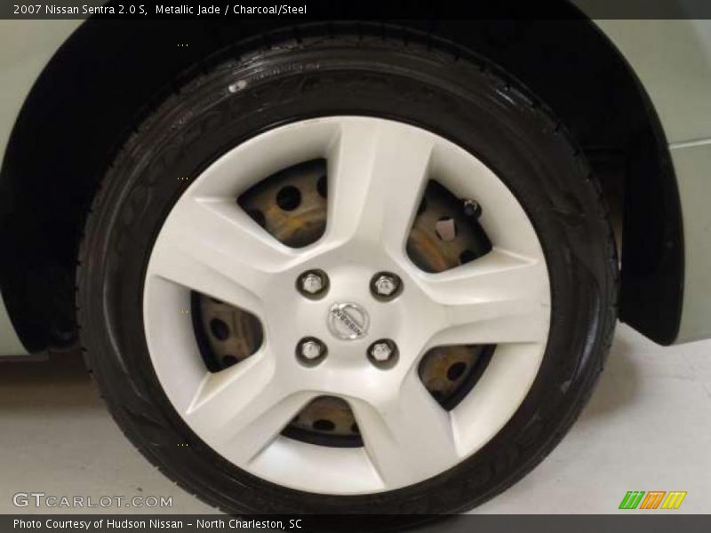 Metallic Jade / Charcoal/Steel 2007 Nissan Sentra 2.0 S