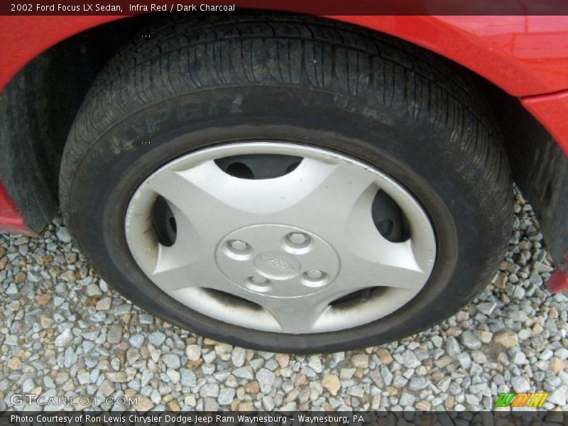 Infra Red / Dark Charcoal 2002 Ford Focus LX Sedan