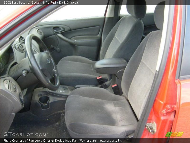 Infra Red / Dark Charcoal 2002 Ford Focus LX Sedan
