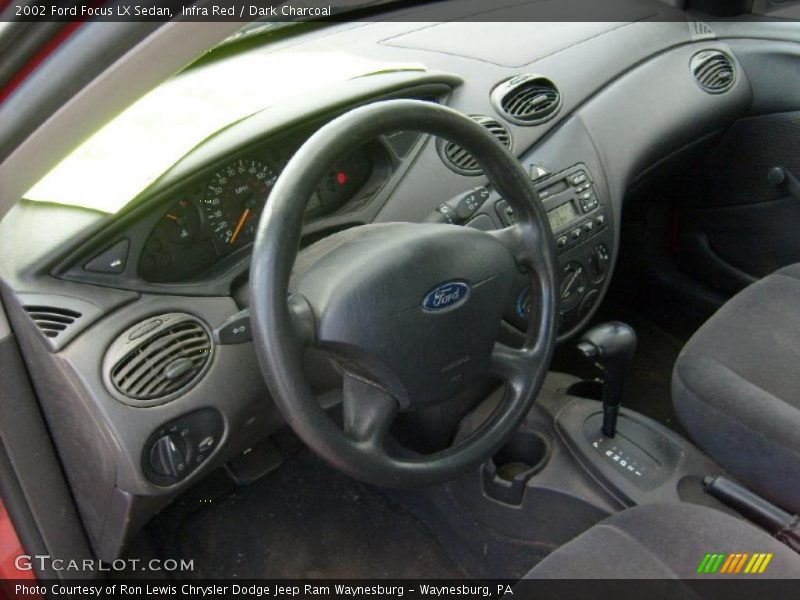 Infra Red / Dark Charcoal 2002 Ford Focus LX Sedan