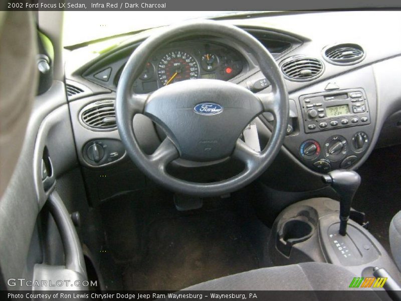 Infra Red / Dark Charcoal 2002 Ford Focus LX Sedan