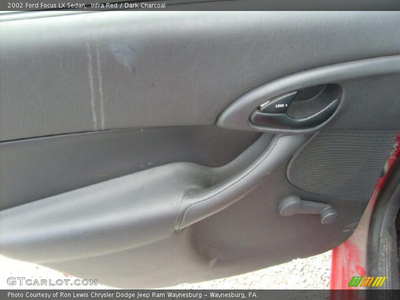 Infra Red / Dark Charcoal 2002 Ford Focus LX Sedan