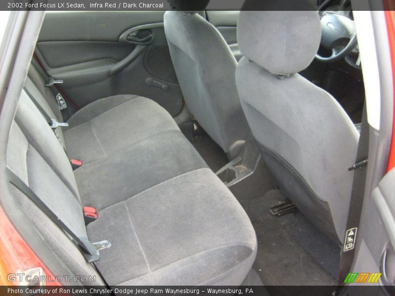 Infra Red / Dark Charcoal 2002 Ford Focus LX Sedan