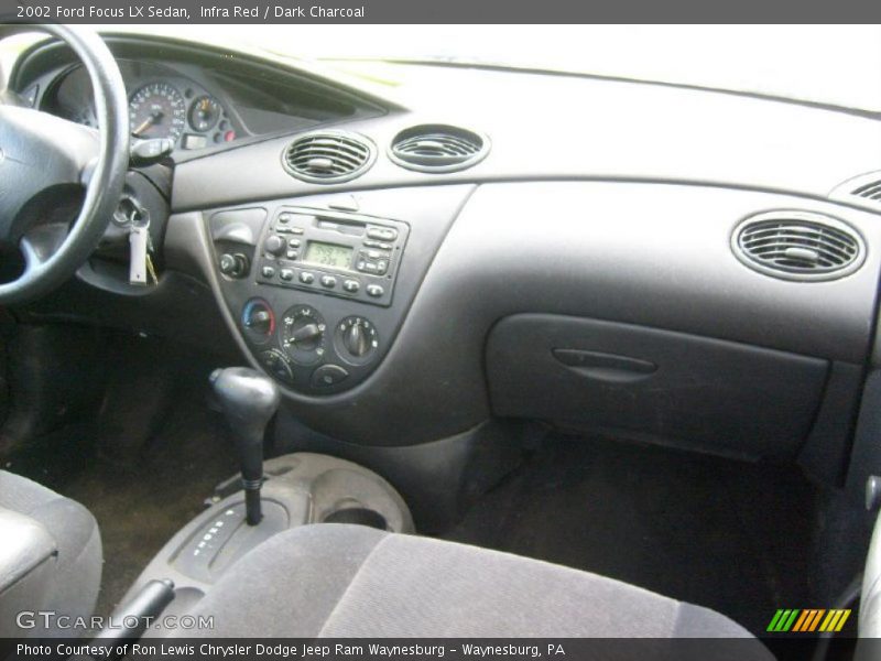 Infra Red / Dark Charcoal 2002 Ford Focus LX Sedan
