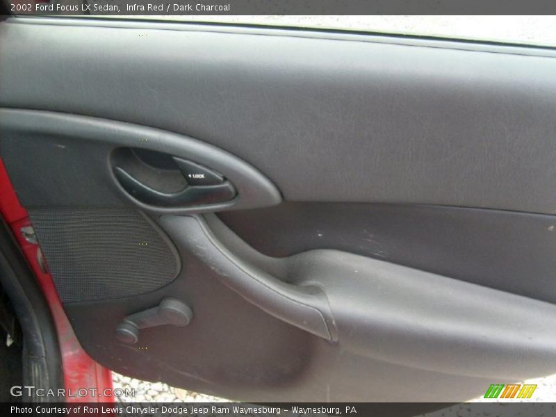 Infra Red / Dark Charcoal 2002 Ford Focus LX Sedan