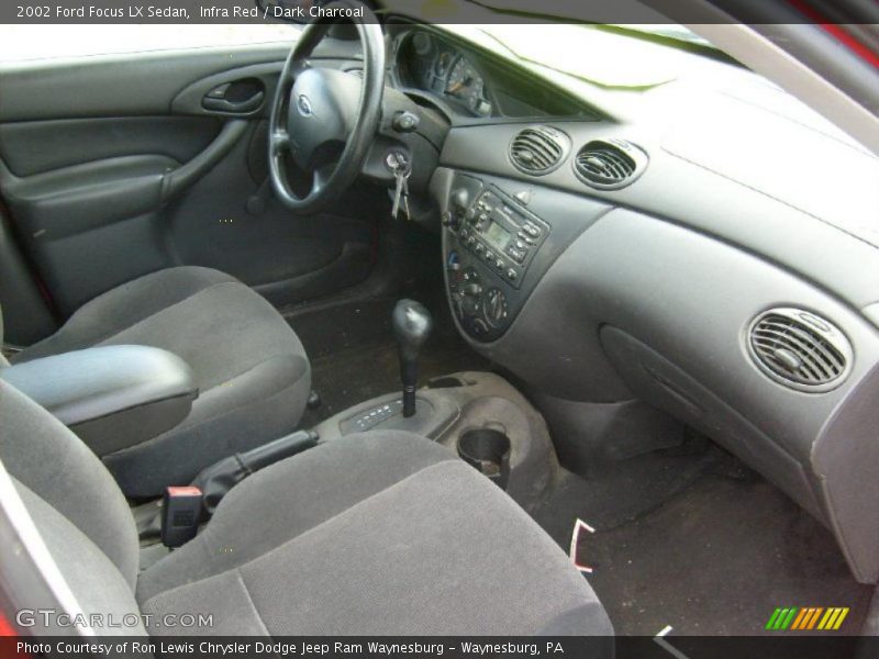Infra Red / Dark Charcoal 2002 Ford Focus LX Sedan