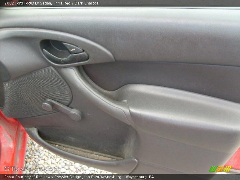 Infra Red / Dark Charcoal 2002 Ford Focus LX Sedan