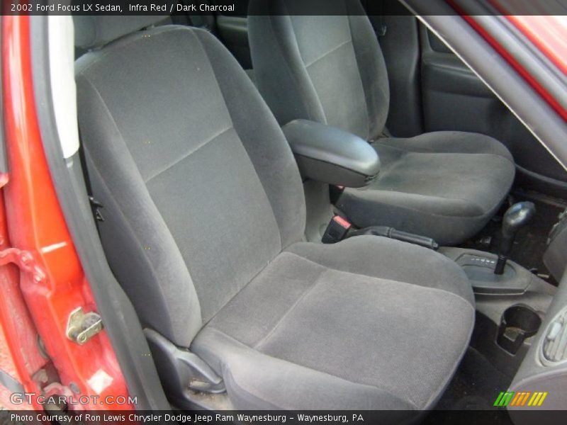 Infra Red / Dark Charcoal 2002 Ford Focus LX Sedan