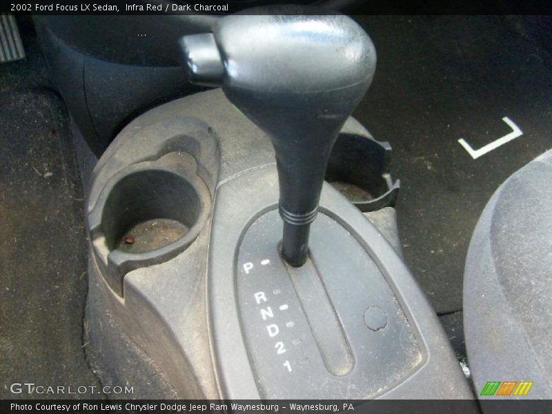 Infra Red / Dark Charcoal 2002 Ford Focus LX Sedan