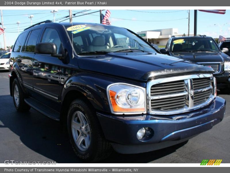 Patriot Blue Pearl / Khaki 2004 Dodge Durango Limited 4x4