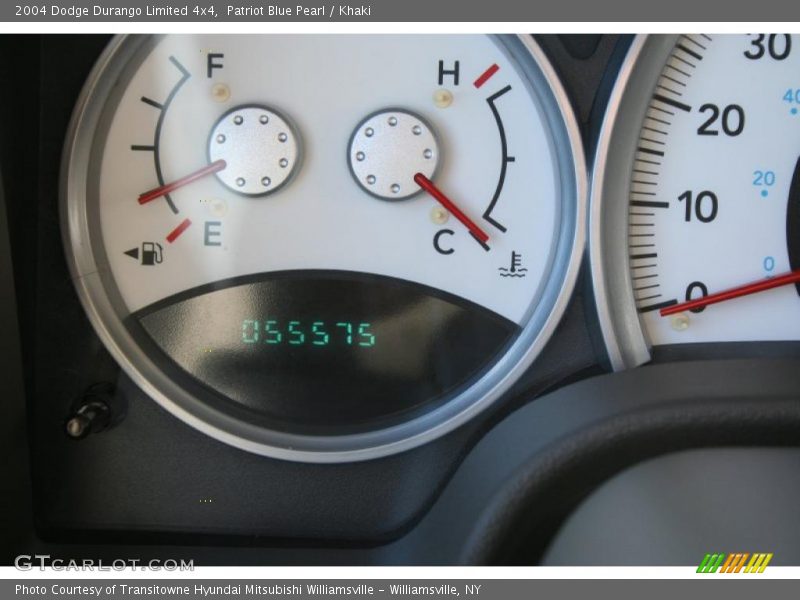 Patriot Blue Pearl / Khaki 2004 Dodge Durango Limited 4x4