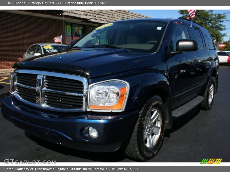 Patriot Blue Pearl / Khaki 2004 Dodge Durango Limited 4x4