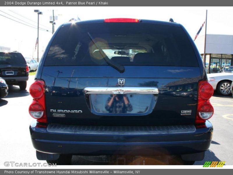 Patriot Blue Pearl / Khaki 2004 Dodge Durango Limited 4x4