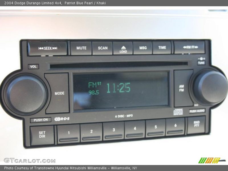 Patriot Blue Pearl / Khaki 2004 Dodge Durango Limited 4x4