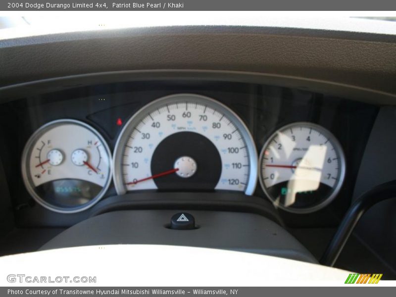 Patriot Blue Pearl / Khaki 2004 Dodge Durango Limited 4x4