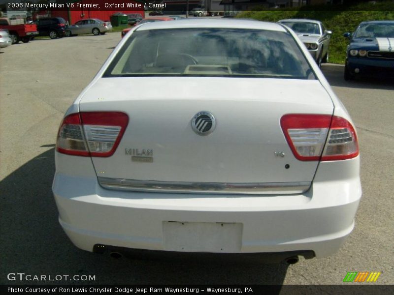 Oxford White / Camel 2006 Mercury Milan V6 Premier