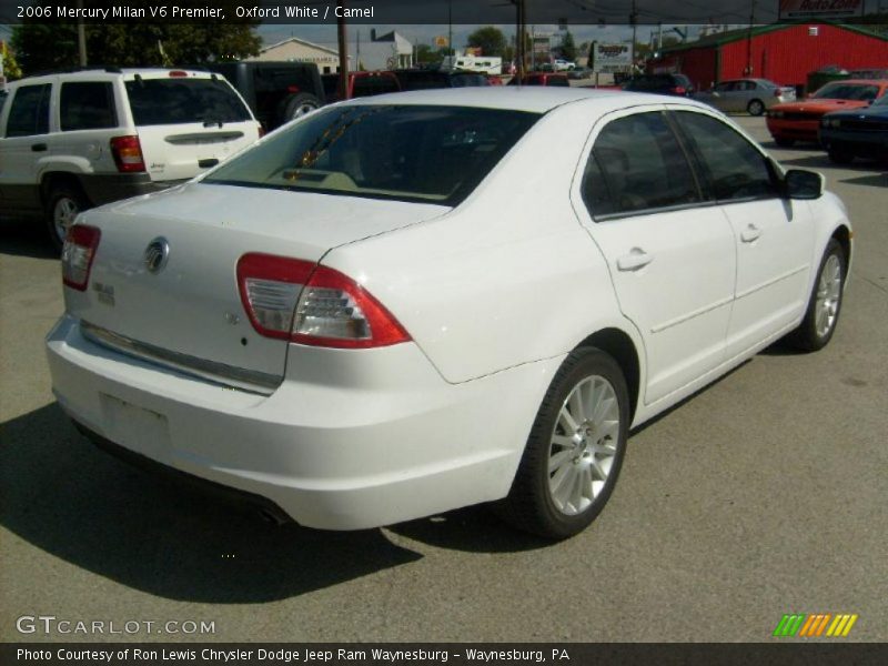 Oxford White / Camel 2006 Mercury Milan V6 Premier