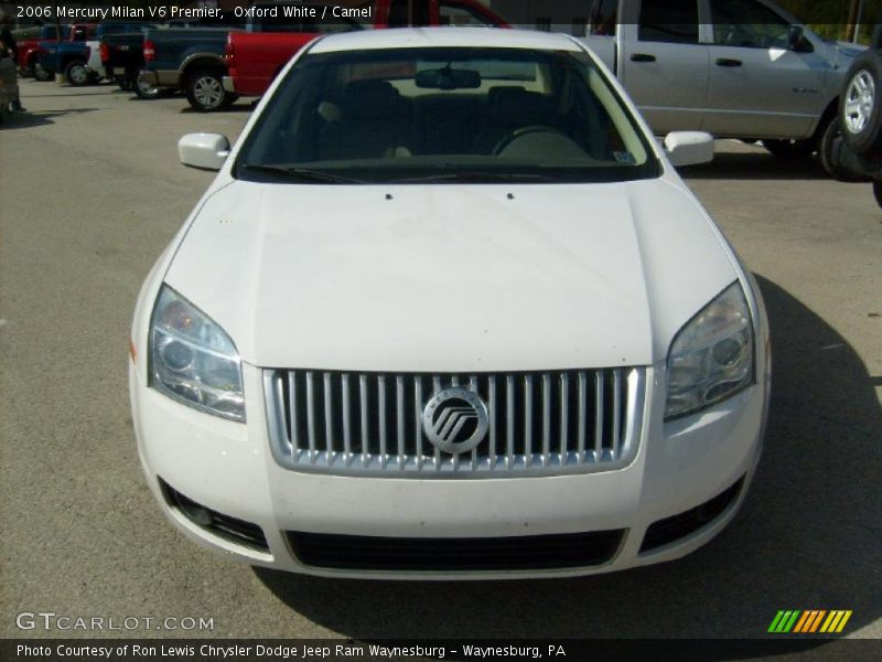 Oxford White / Camel 2006 Mercury Milan V6 Premier