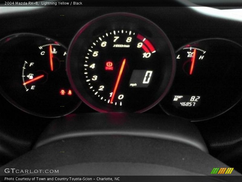 Lightning Yellow / Black 2004 Mazda RX-8