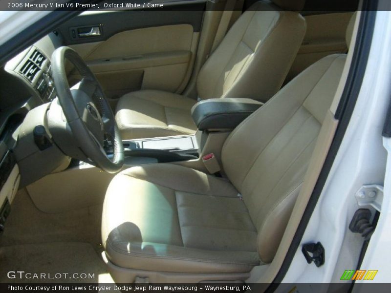 Oxford White / Camel 2006 Mercury Milan V6 Premier