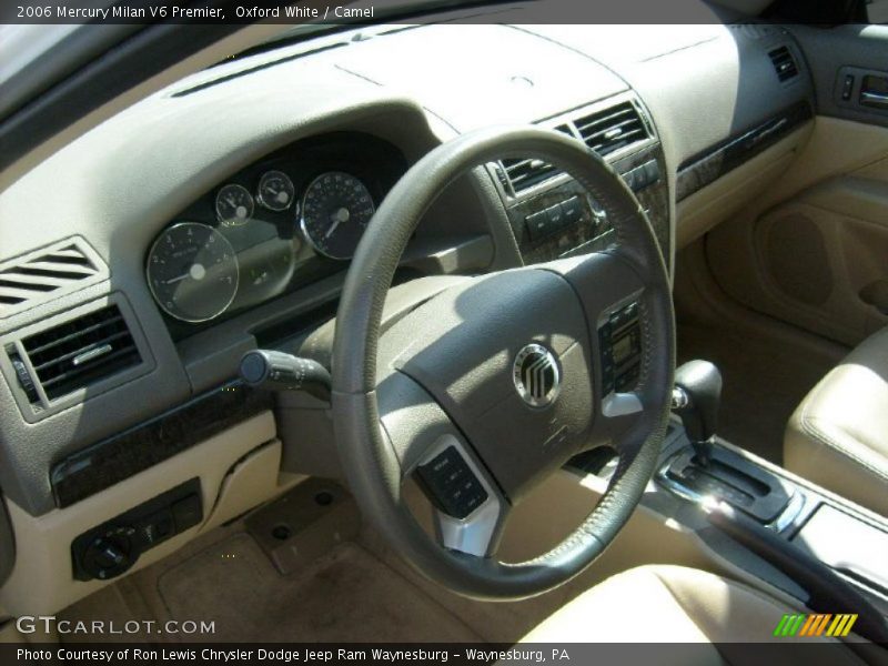 Oxford White / Camel 2006 Mercury Milan V6 Premier