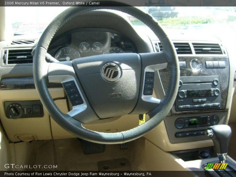 Oxford White / Camel 2006 Mercury Milan V6 Premier