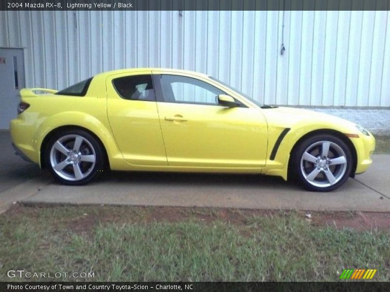 Lightning Yellow / Black 2004 Mazda RX-8