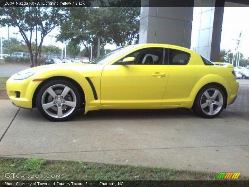 Lightning Yellow / Black 2004 Mazda RX-8