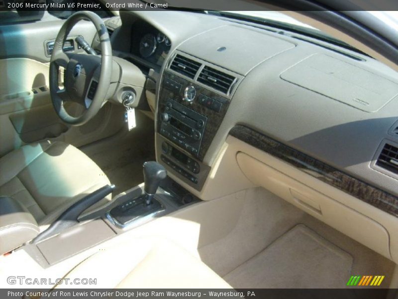 Oxford White / Camel 2006 Mercury Milan V6 Premier