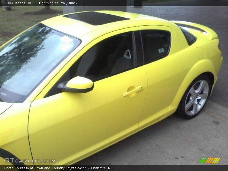 Lightning Yellow / Black 2004 Mazda RX-8