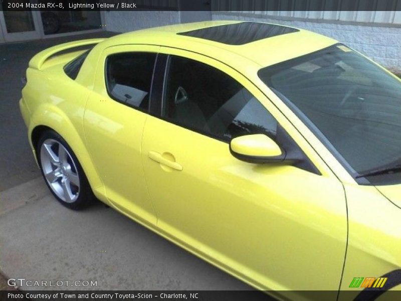 Lightning Yellow / Black 2004 Mazda RX-8