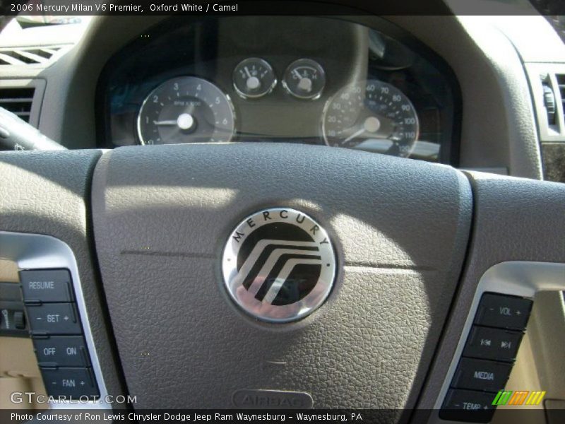 Oxford White / Camel 2006 Mercury Milan V6 Premier