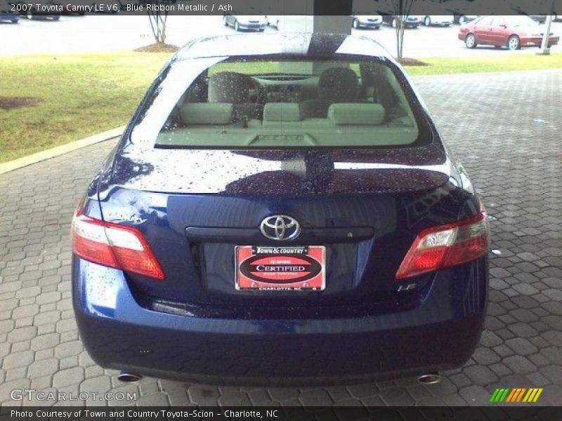 Blue Ribbon Metallic / Ash 2007 Toyota Camry LE V6