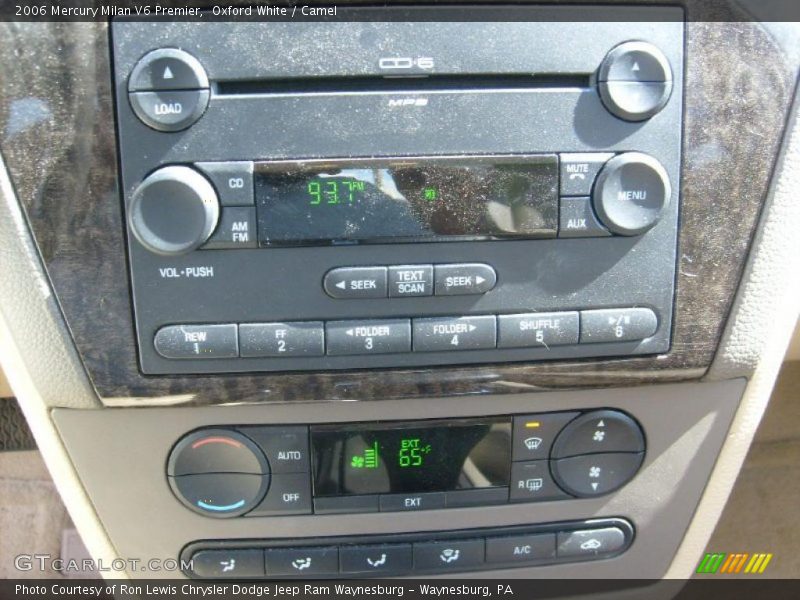 Oxford White / Camel 2006 Mercury Milan V6 Premier