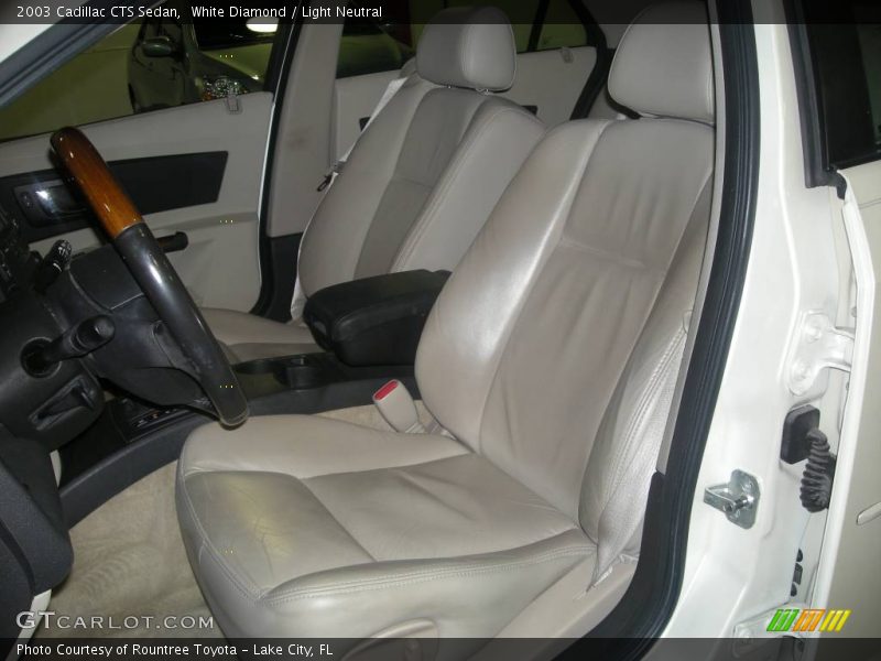 White Diamond / Light Neutral 2003 Cadillac CTS Sedan
