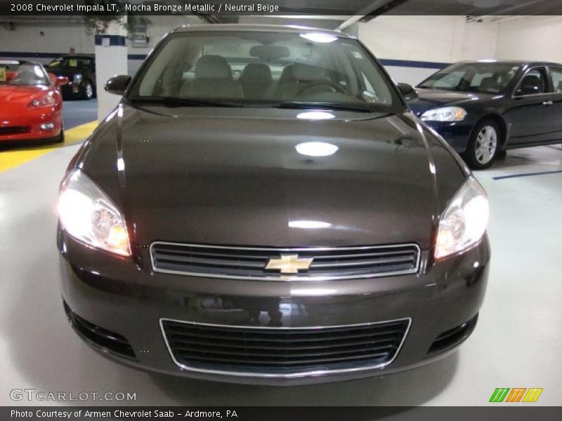 Mocha Bronze Metallic / Neutral Beige 2008 Chevrolet Impala LT