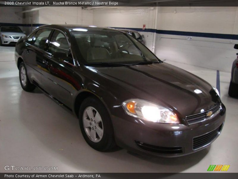 Mocha Bronze Metallic / Neutral Beige 2008 Chevrolet Impala LT