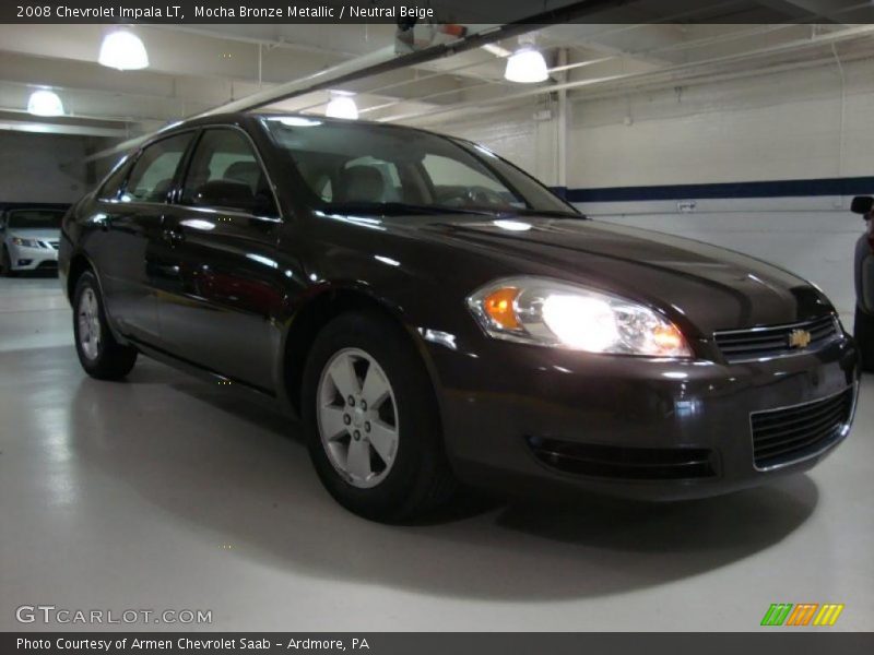 Mocha Bronze Metallic / Neutral Beige 2008 Chevrolet Impala LT