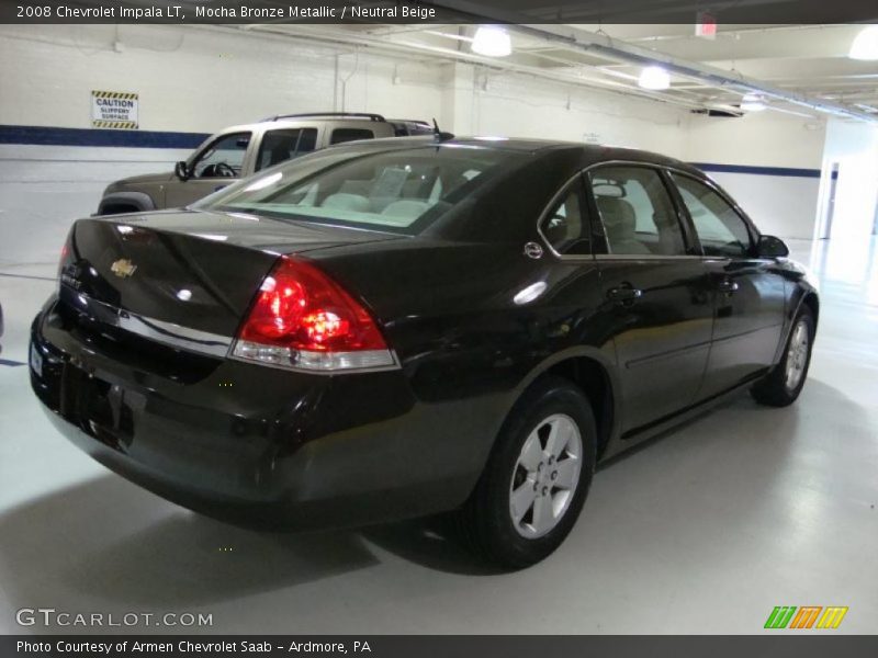 Mocha Bronze Metallic / Neutral Beige 2008 Chevrolet Impala LT