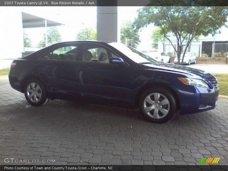 Blue Ribbon Metallic / Ash 2007 Toyota Camry LE V6