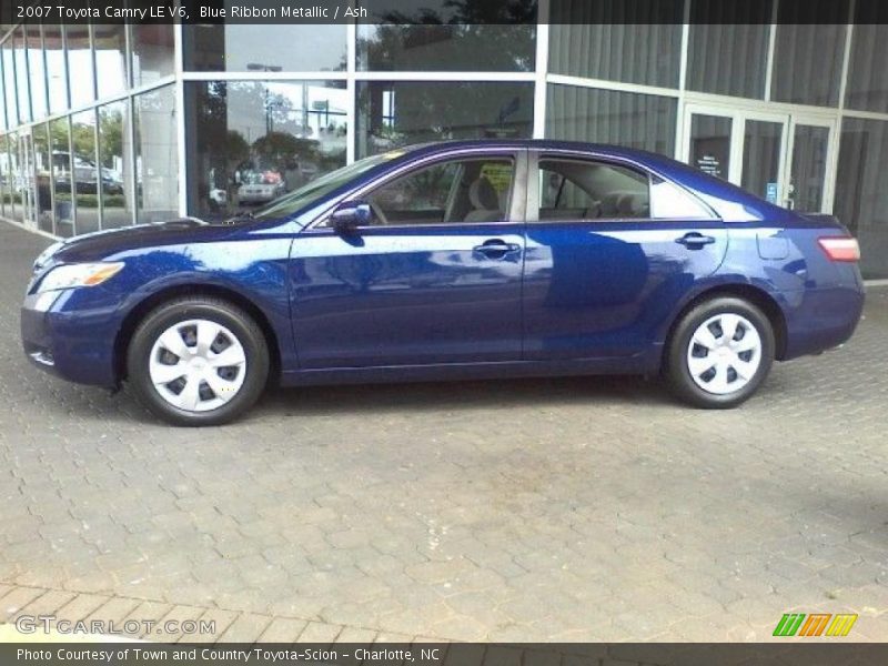 Blue Ribbon Metallic / Ash 2007 Toyota Camry LE V6