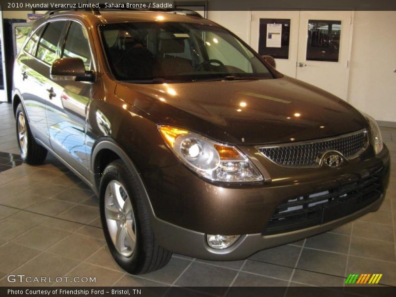 Sahara Bronze / Saddle 2010 Hyundai Veracruz Limited