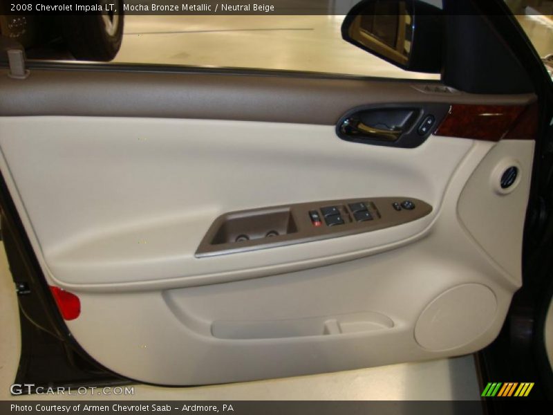 Mocha Bronze Metallic / Neutral Beige 2008 Chevrolet Impala LT